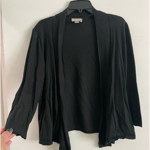 Black cardigan